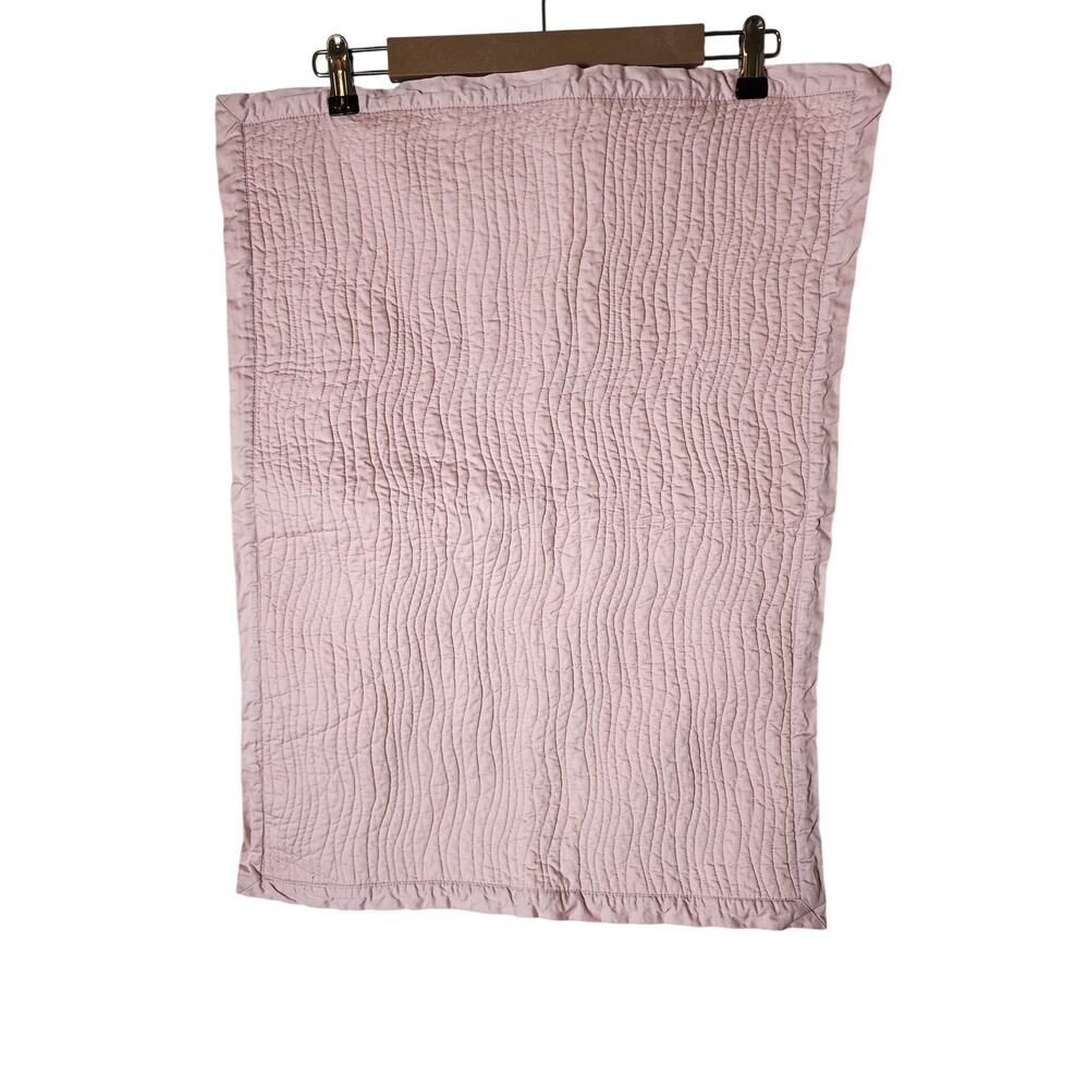 STYLE & CO Light Pink Quilted Textured STANDARD Pillow Shams Set of 2